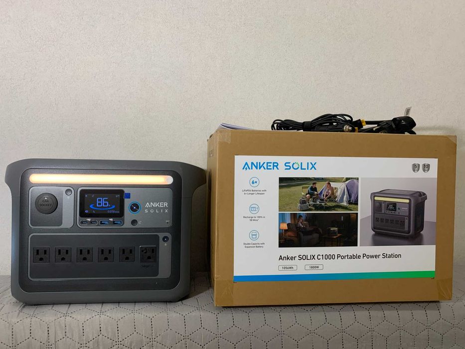 Зарядна станція Anker SOLIX C1000 1056Wh 1800W Американська версія