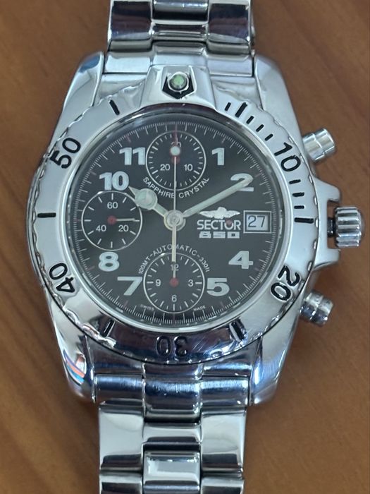 Relogio Sector 850 cronografo Vajoux 7750