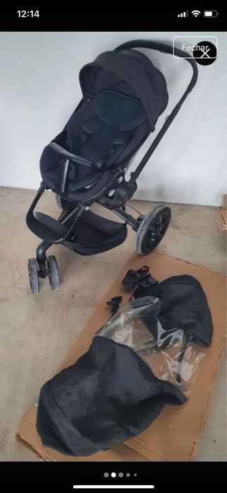 Carrinho bebé Quinny e cadeira auto cybex