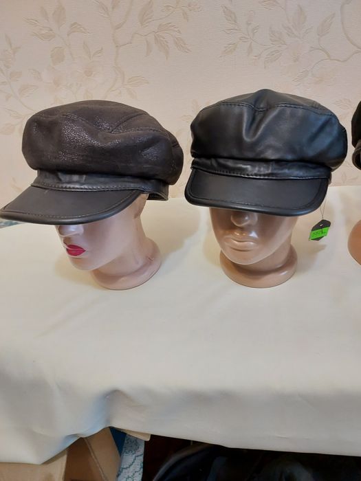 Распродажа новых капитанок из натуральной кожи и меха.