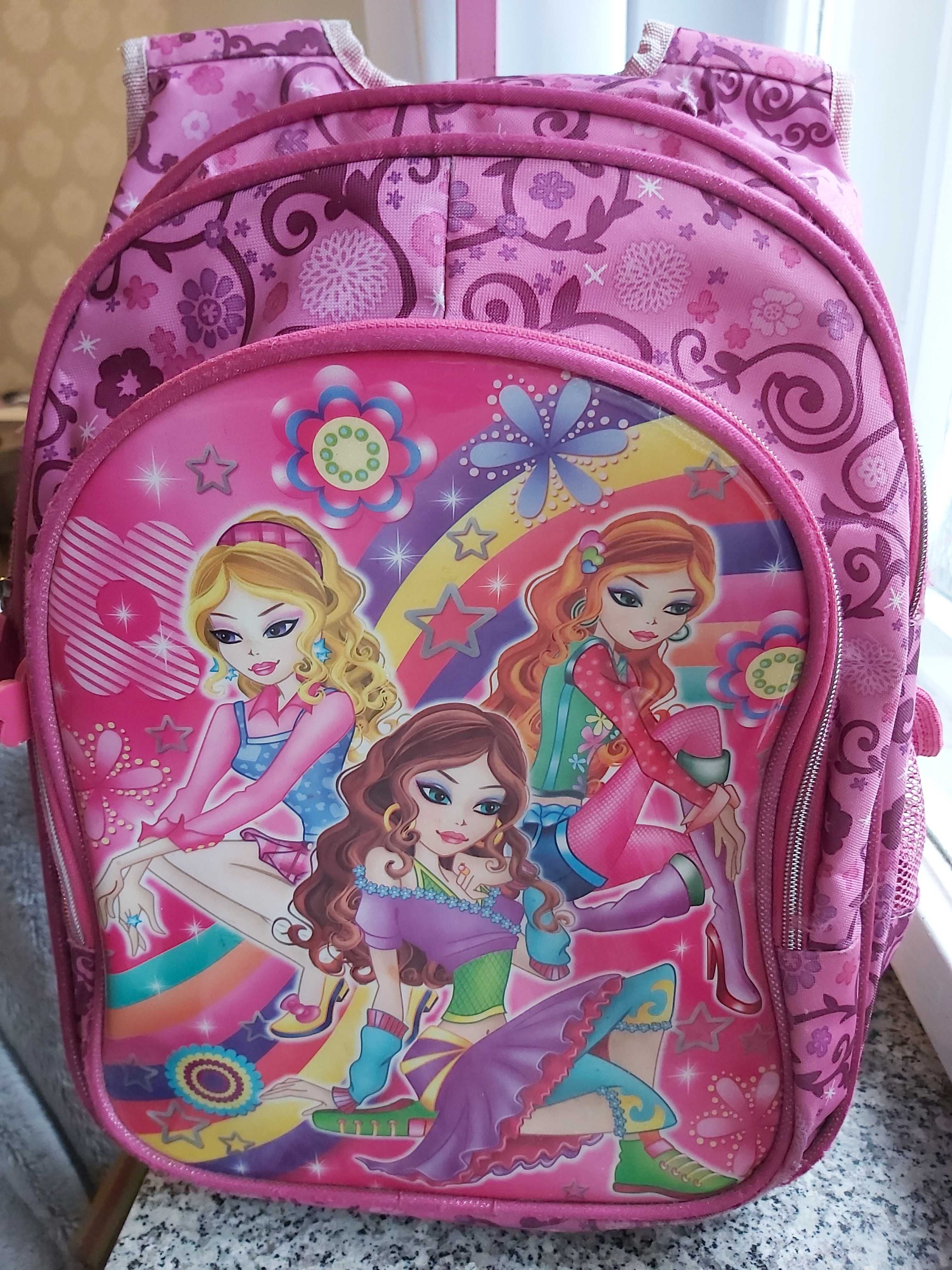 Plecak walizka na kółkach różowa Ever After High - wersja limited