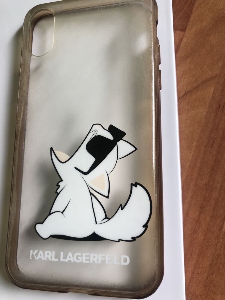 Karl lagerfeld etui do iphone x xs case hard choupette fun