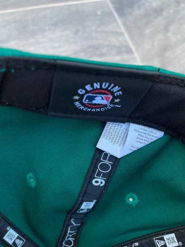 Chapéu NY New Era Verde e Branco