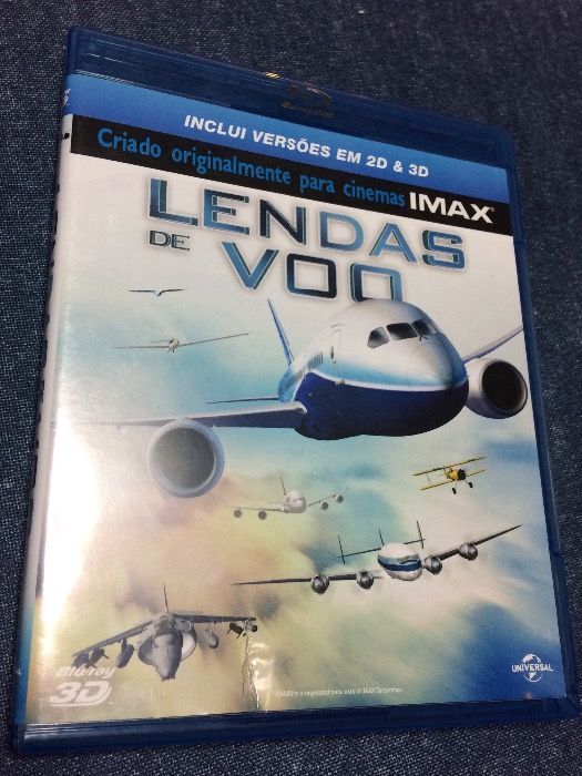 Blu-Ray "Lendas de Vôo" em 3D