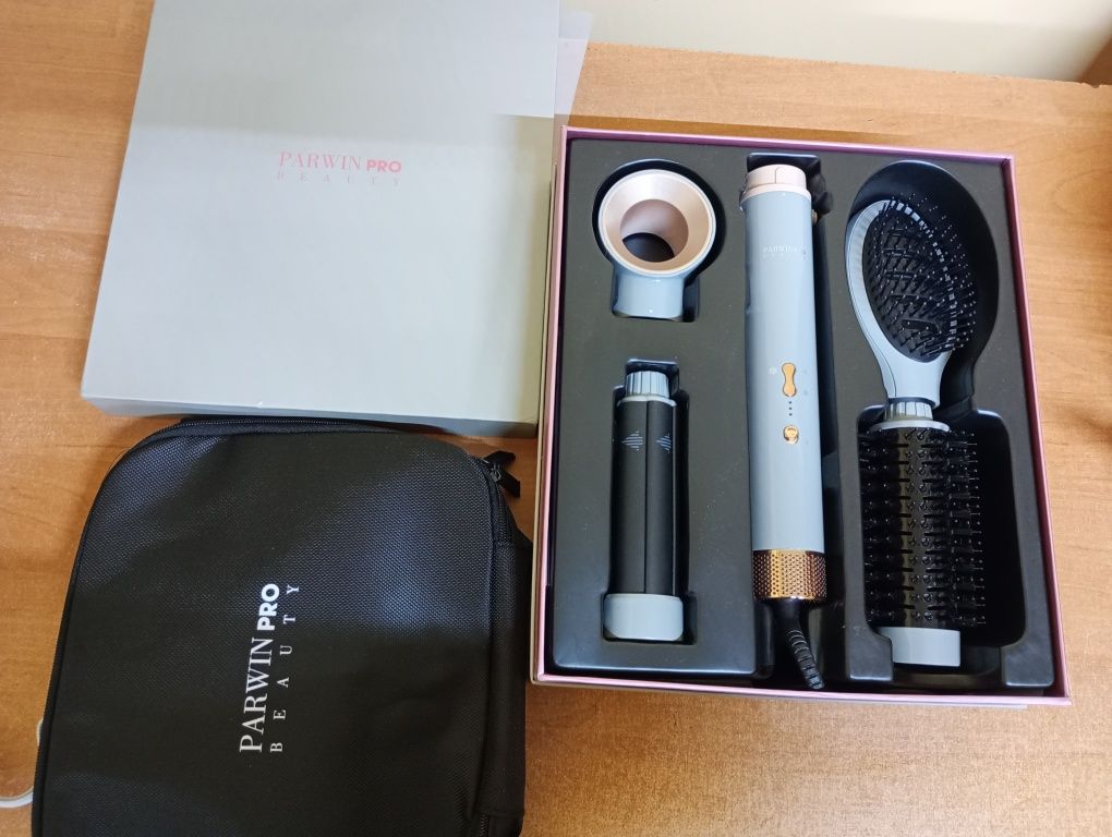 4 w 1 MaxAIR Styler, Parwin Pro Beauty zestaw szczotki do włosów z cie