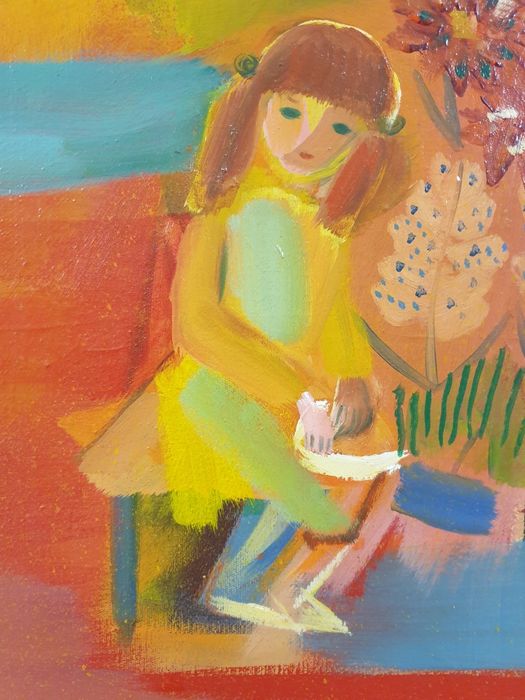 Obraz 105x80 cm olejny duży z sygnaturą autora