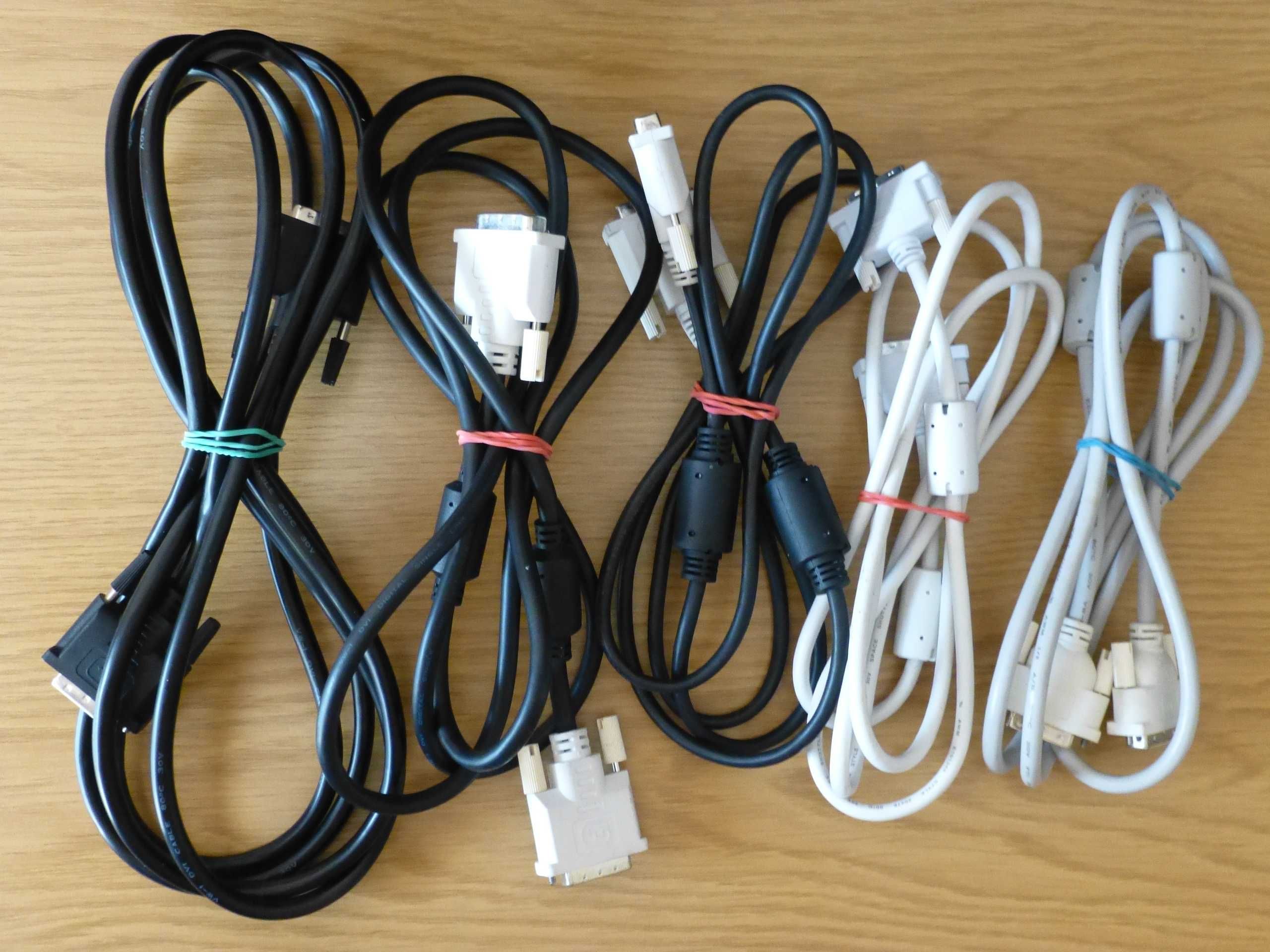 Кабелі до комп'ютера  VGA-VGA,  DVI - DVI,  HDMI - HDMI  2.0 4K,  USB