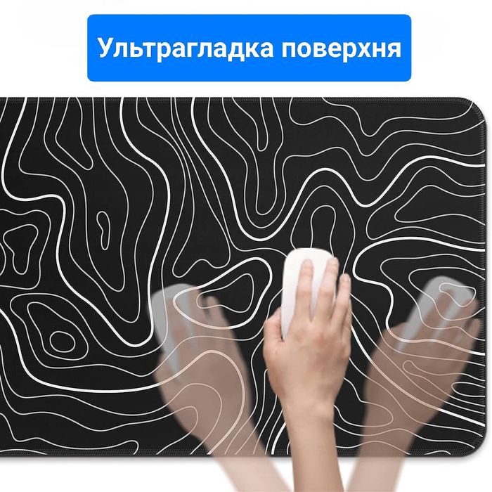 Ігровий килимок для миші з нековзною гумовою основою  / игровой коврик