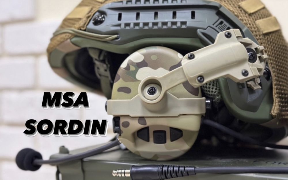 Кріпленя на шолом чебурашки,для активних навушників MSA SORDIN Pro-X