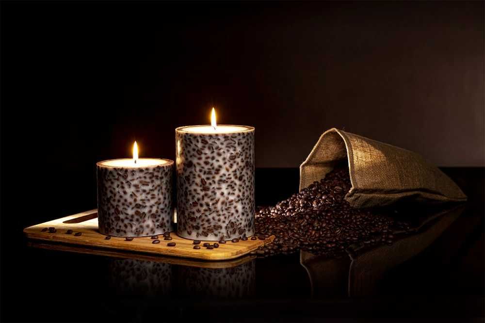 Ароматична свічка LUMEN Coffee Con Chicchi Di Caffe' та Halos Sicilia