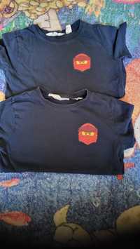 T-shirty dla bliźniaków 110 lego ninjago h&m