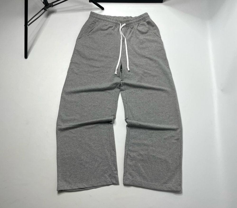 Широкі сірі штани спортивки BAGGY SSWEATPANTS широкие серые штаны