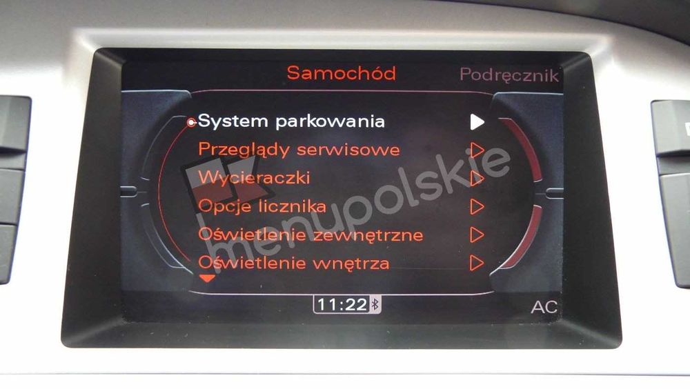 Nawigacja AUDI MMI 3G BASIC HDD mapa 2024 Polskie Menu Lektor Polski