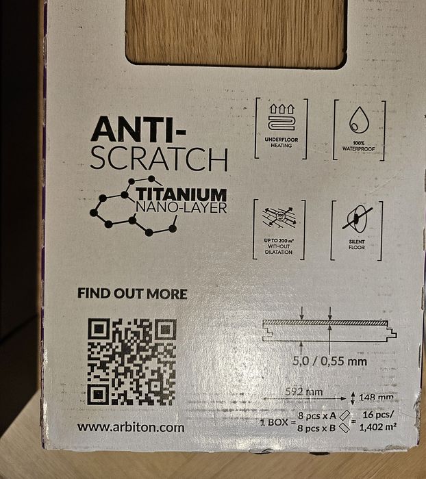 Panele winylowe Arbiton Herringbone Dąb Menor