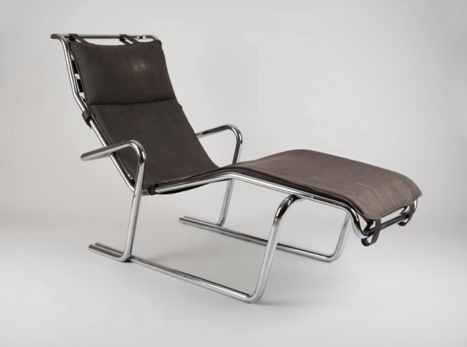 Fotel - leżanka  szezlong Bauhaus - Marcel Breuer - model 313