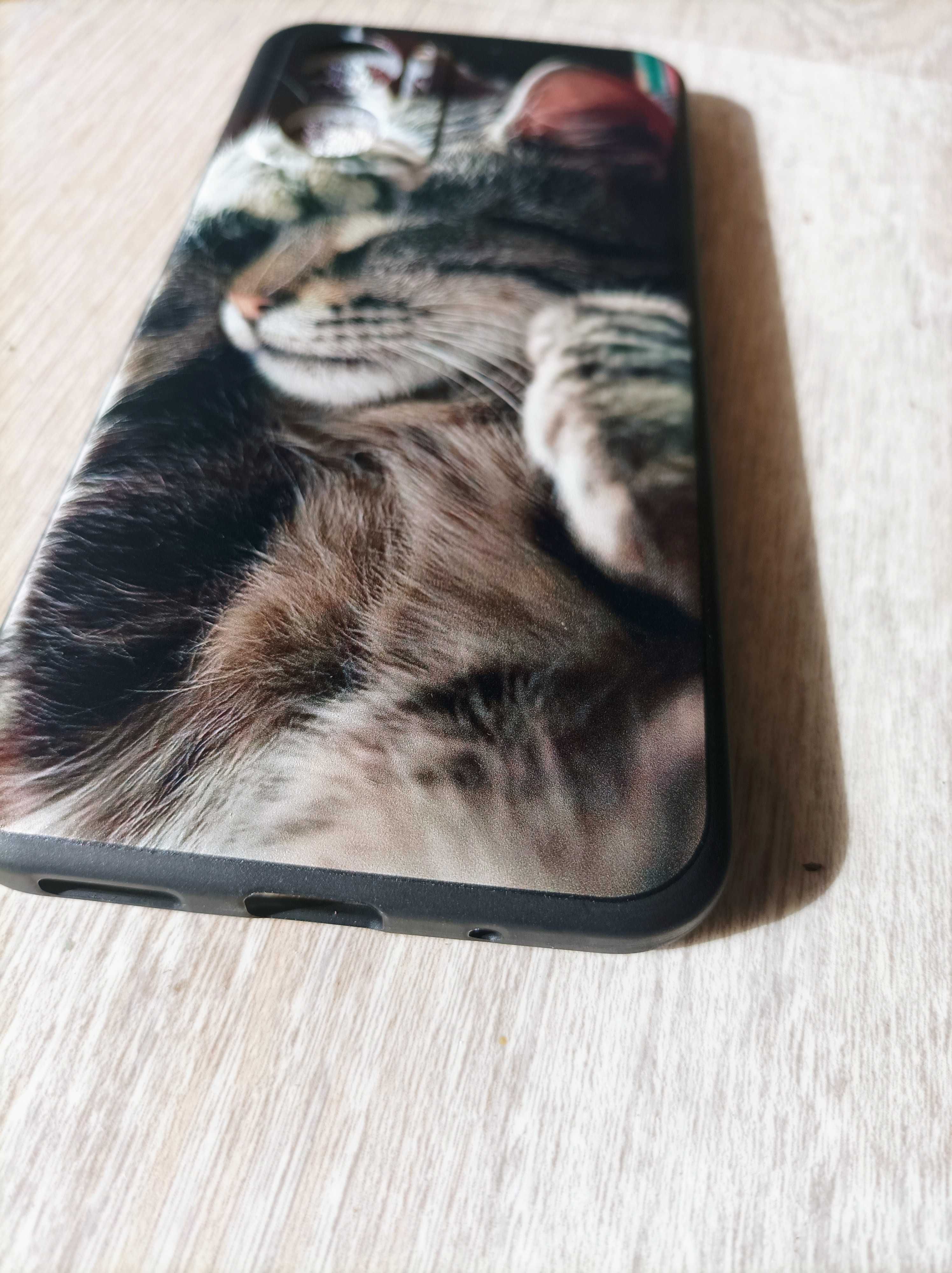 Miękkie silikonowe etui z kotkiem dla Xiaomi Redmi 10 5G 2022 6,58''