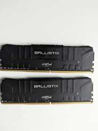 Crucial 16GB (2x8GB) 3200MHz CL16 Ballistix Black