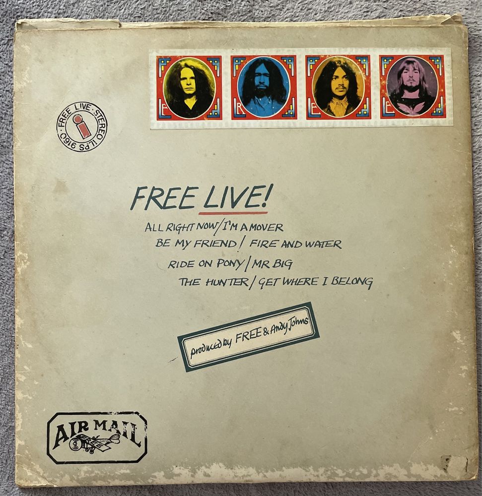 LP Vinil 33 rpm - FREE LIVE