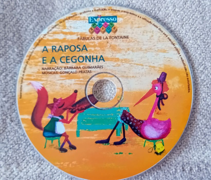 CDs com histórias e músicas para crianças