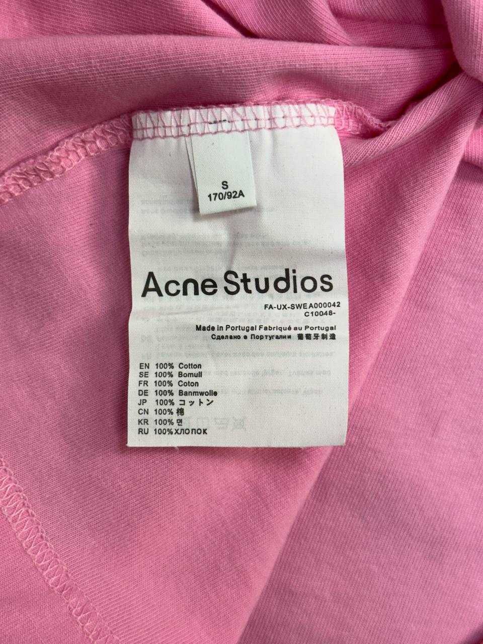 Acne Studios STOCKHOLM 1996 лонгслів лонгслив футболка рожева S M.