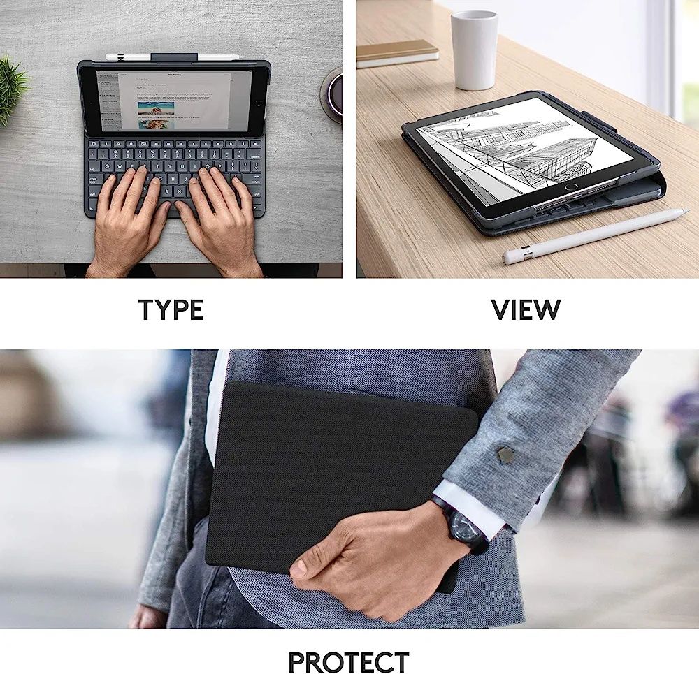 Чохол-клавіатура для планшета Logitech SLIM FOLIO Apple IPad (5th,6th)