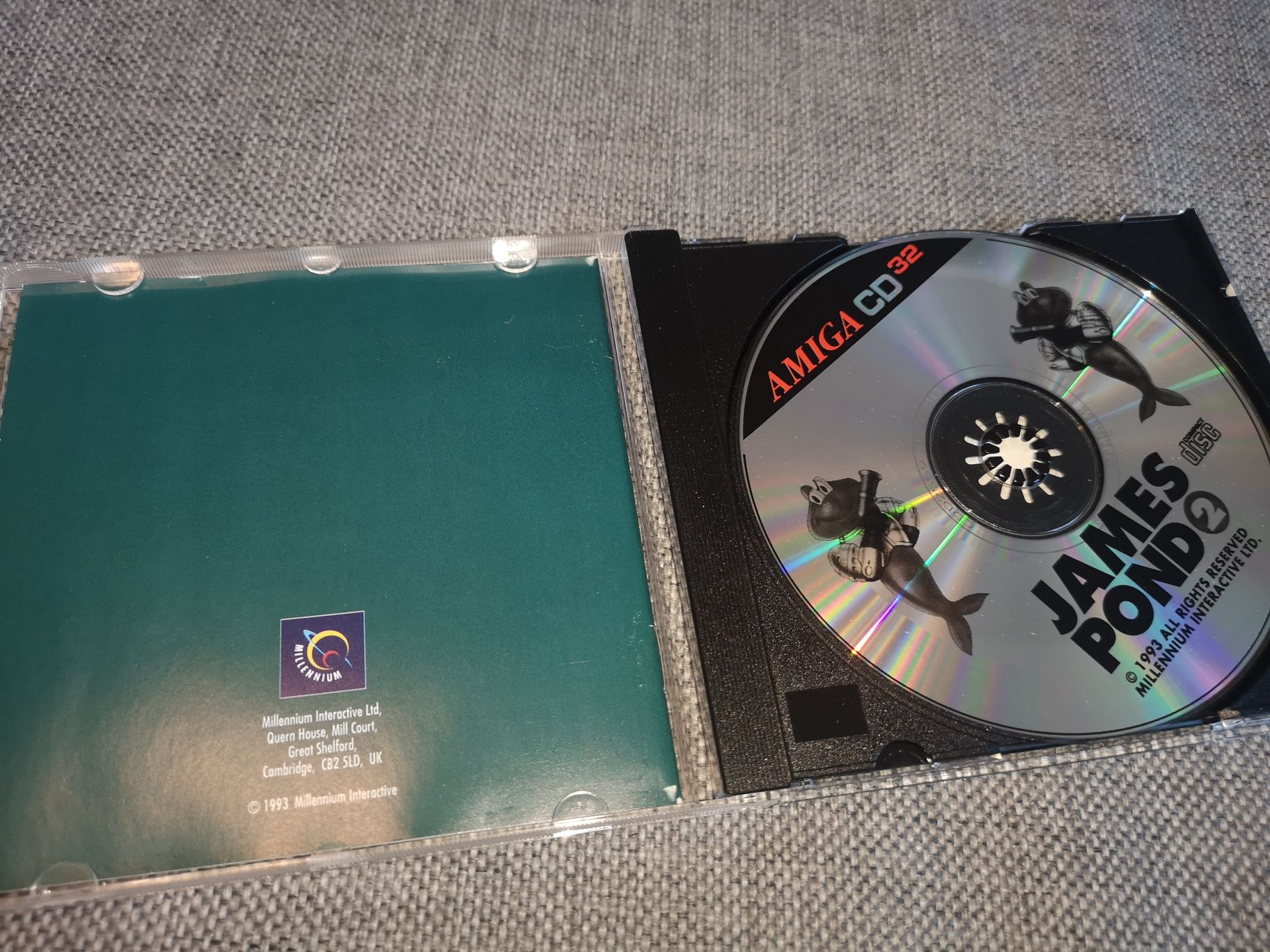 James Pond 2 Robocod AMIGA CD32 gra (stan bdb+) kioskzgrami