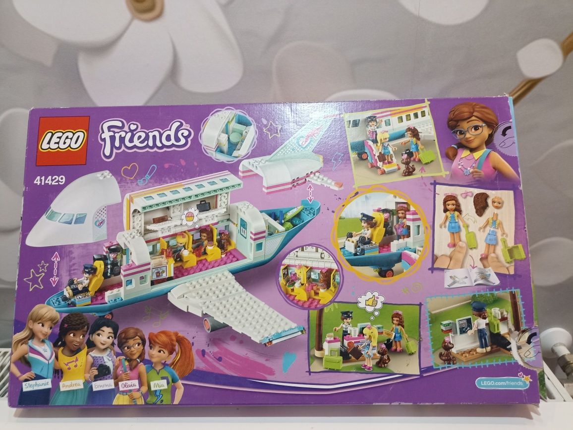 LEGO Friends Samolot z Heartlake City, kompletny, instrukcja, pudło