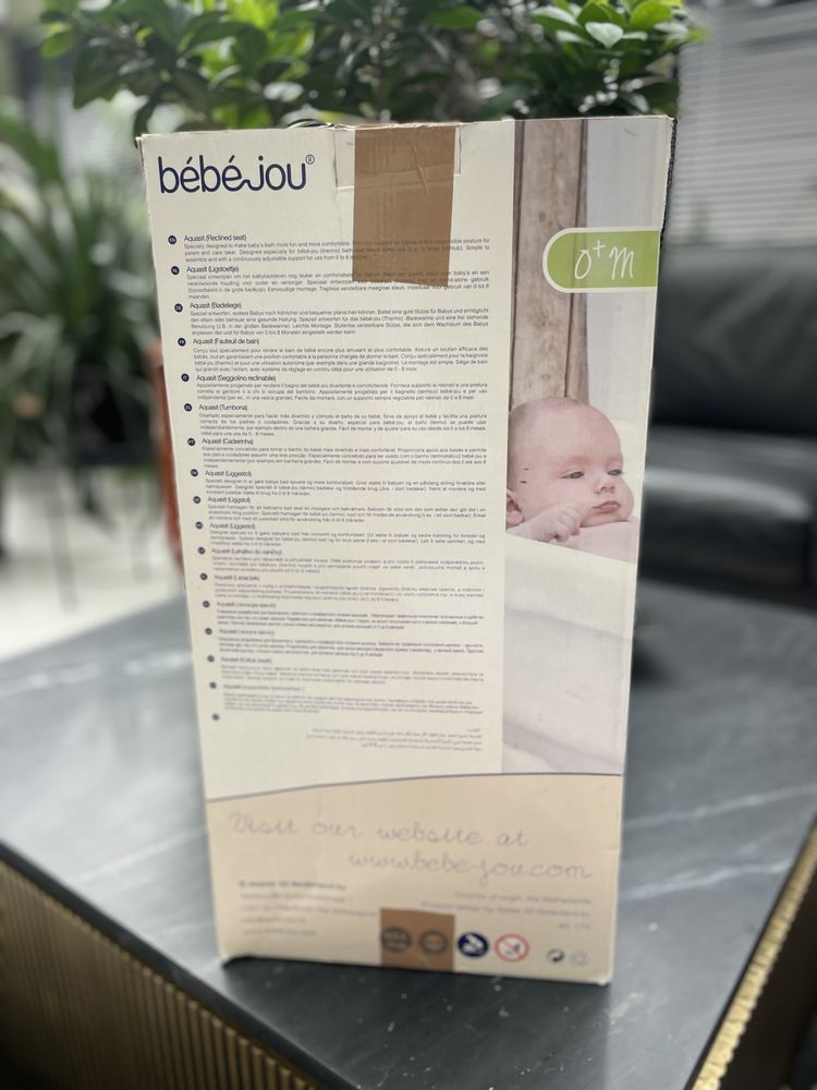 bébé-jou Wkładka do wanienki Biała 417201