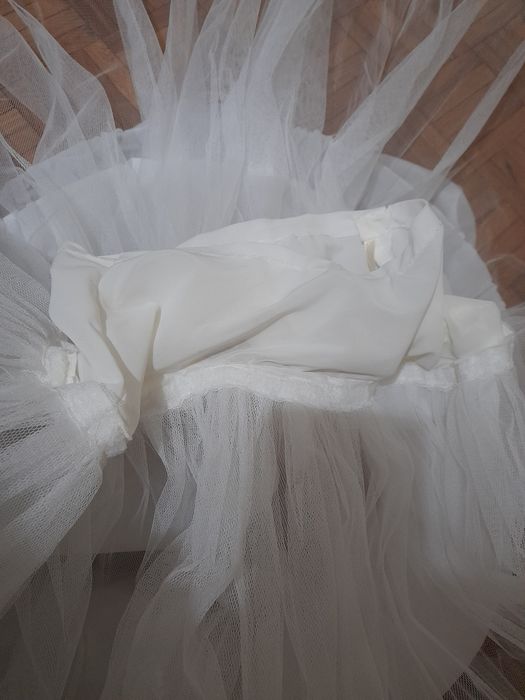 Saiote de noiva branco