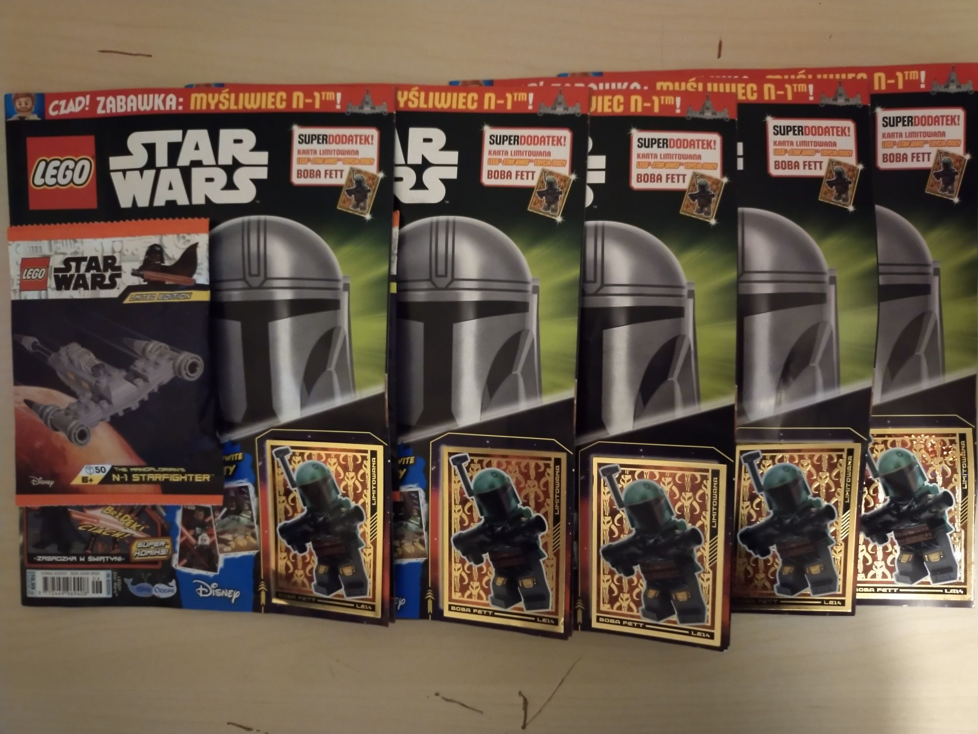 Nowe gazetki LEGO Star Wars  5 sztuk .