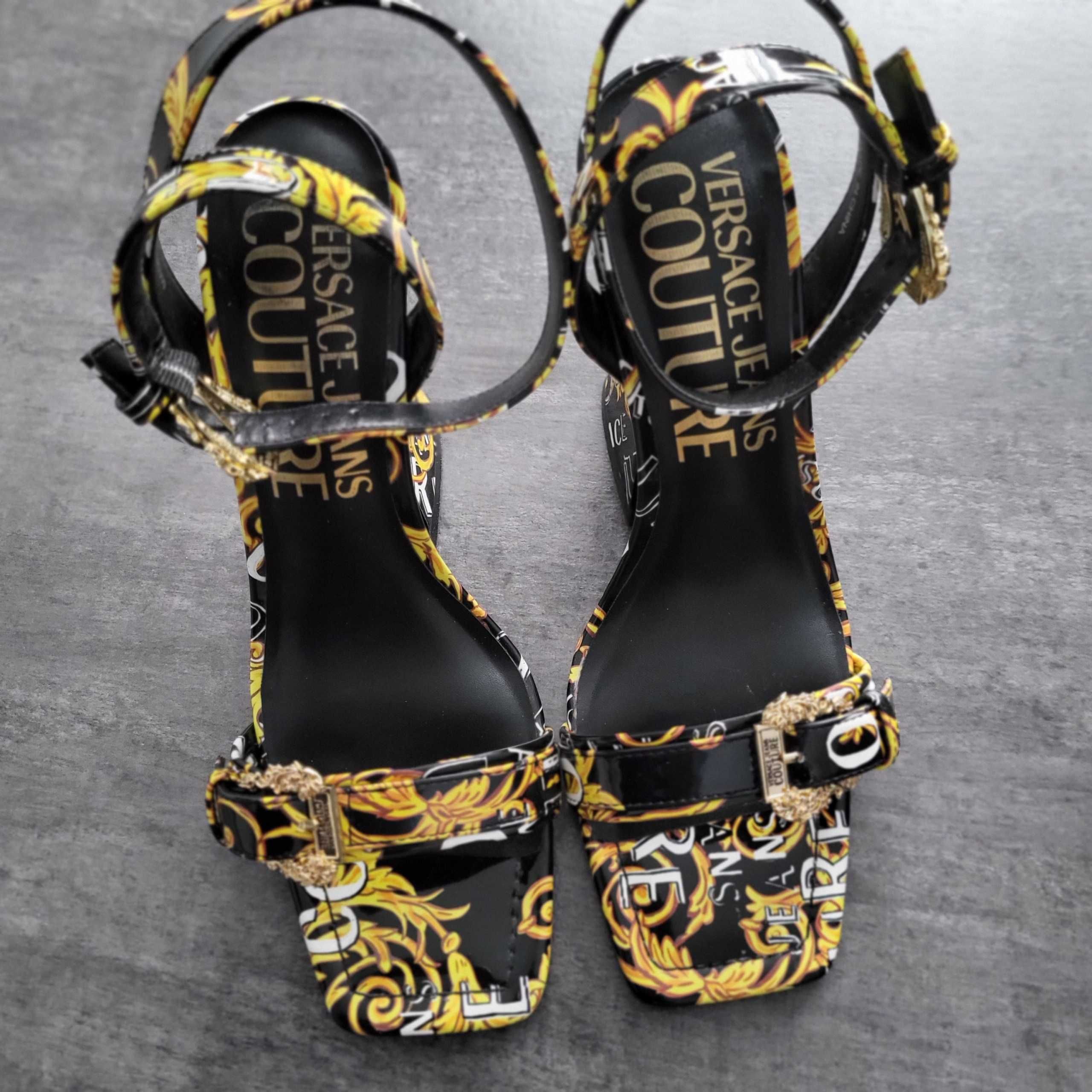 Sandaly  Damskie  NA Obcasie  VERSACE JEANS COUTURE r. 41