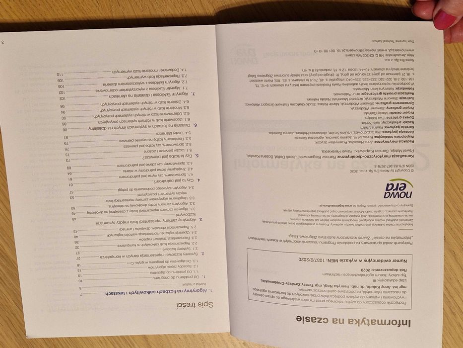 Informatyka na czasie kl. 2 - podręcznik, zakres rozszerzony