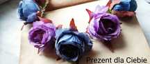 Słowiański Wianek handmade kwiaty jedna sztuka handmade