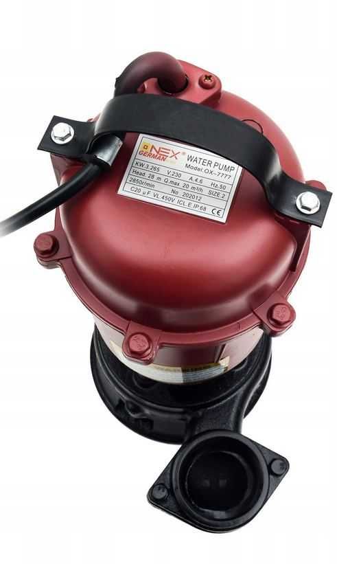 219 zł    Pompa do szamba i brudnej wody ONEX  3750 W