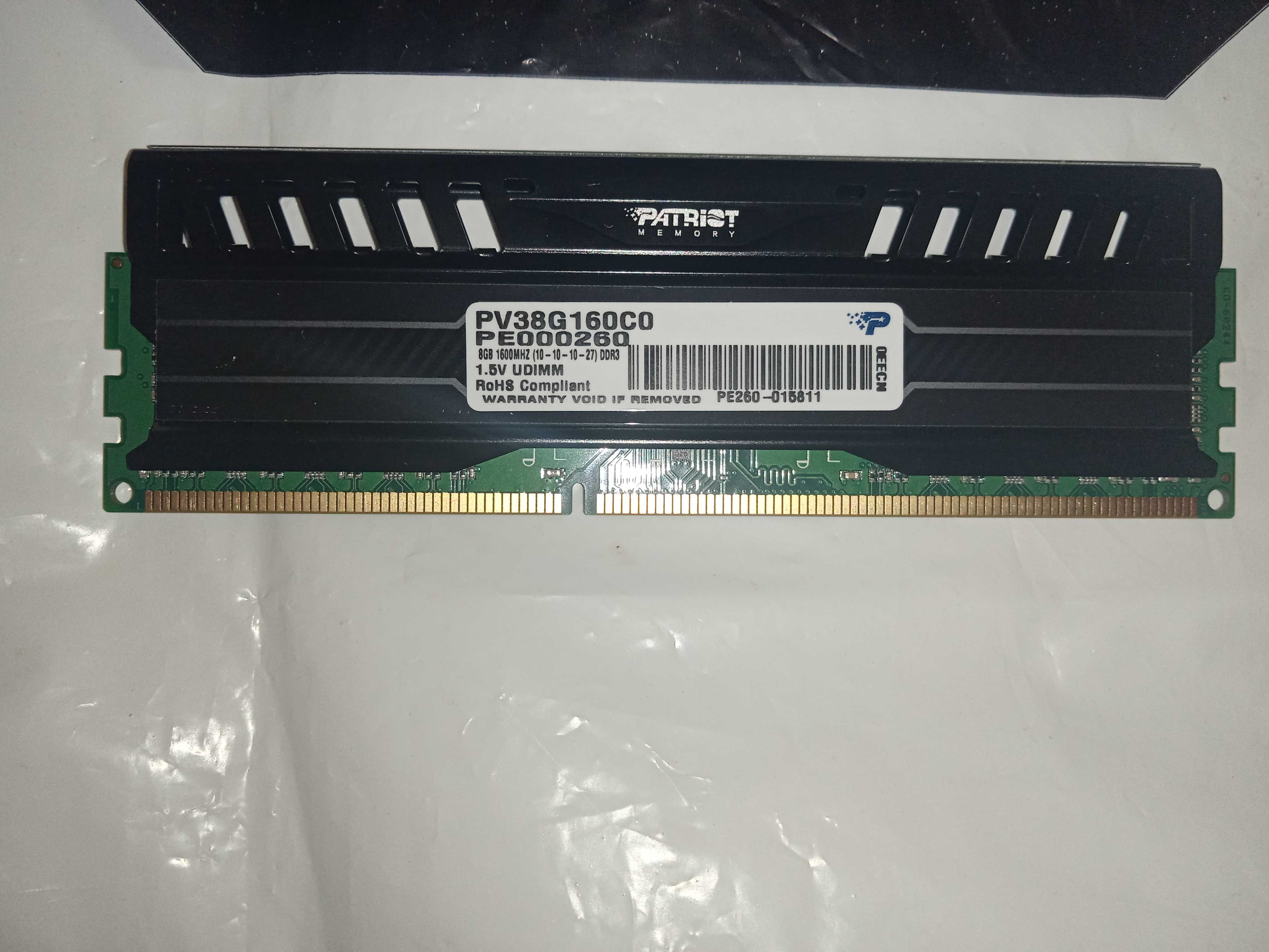 Оперативка ddr3 8Gb 1 планка 1600/1866Mhz