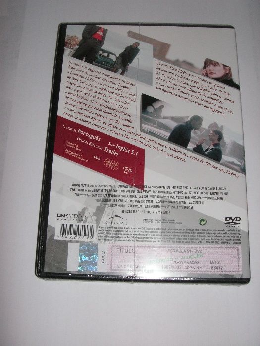 DVD Fórmula 51 (NOVO)