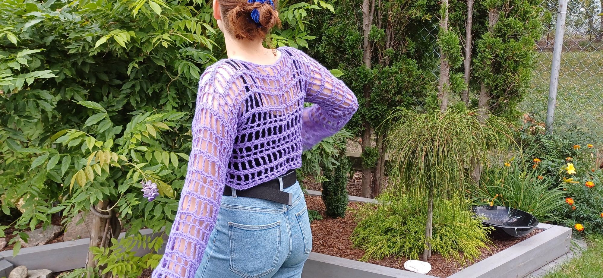Handmade Mesh Sweater