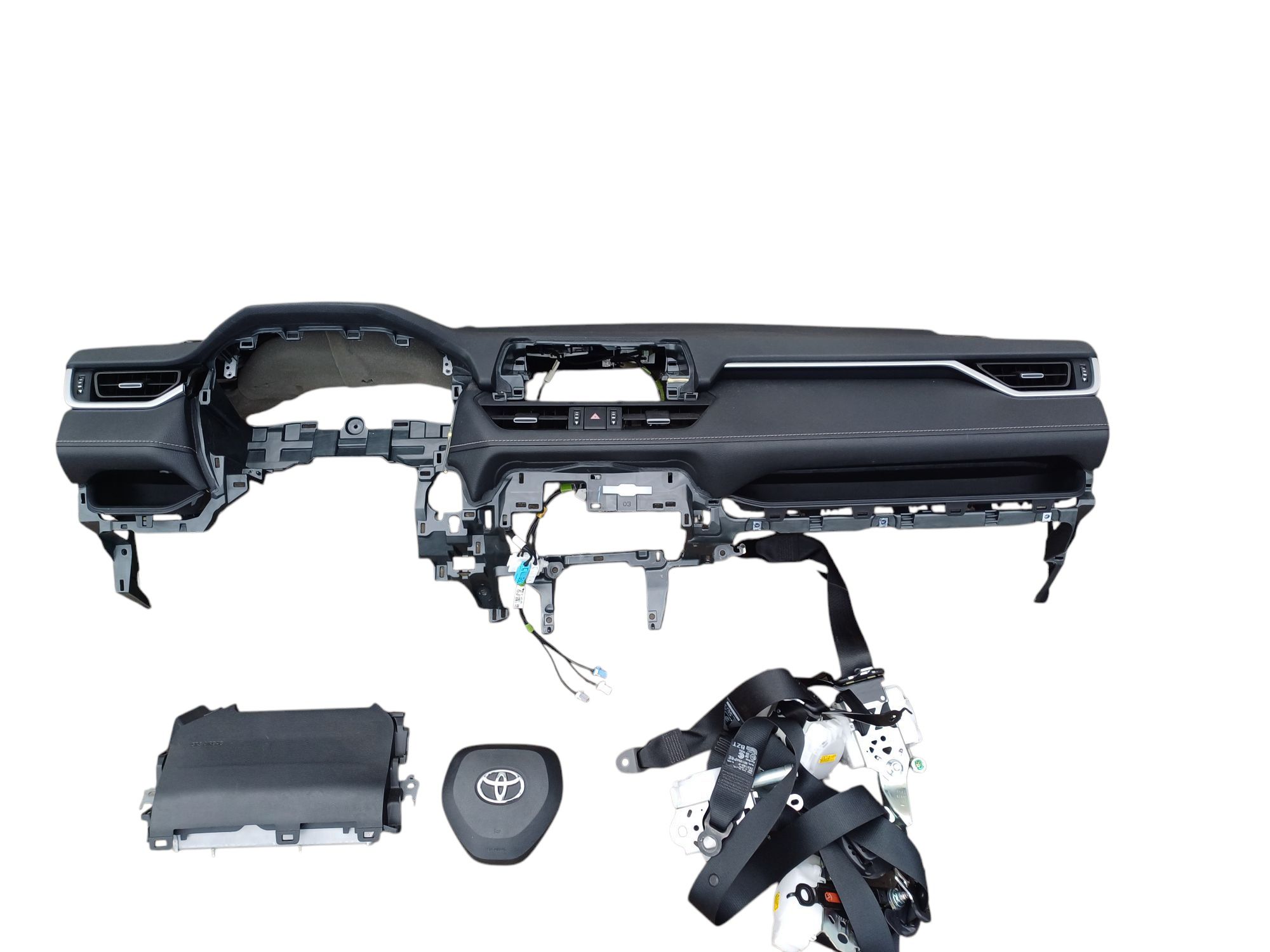 Oryginalna KPL Toyota Rav4 V 2023r Konsola Pulpit Kokpit Deska AirBag