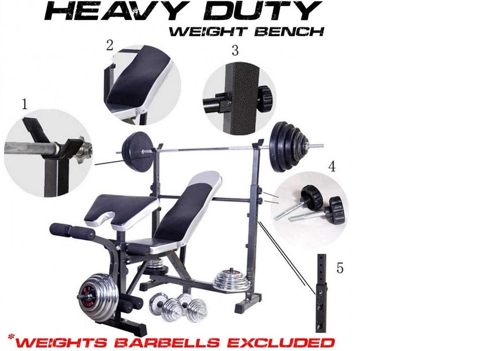 Aparelho/máquina de musculação/fitness multifuncional (HomeGym)