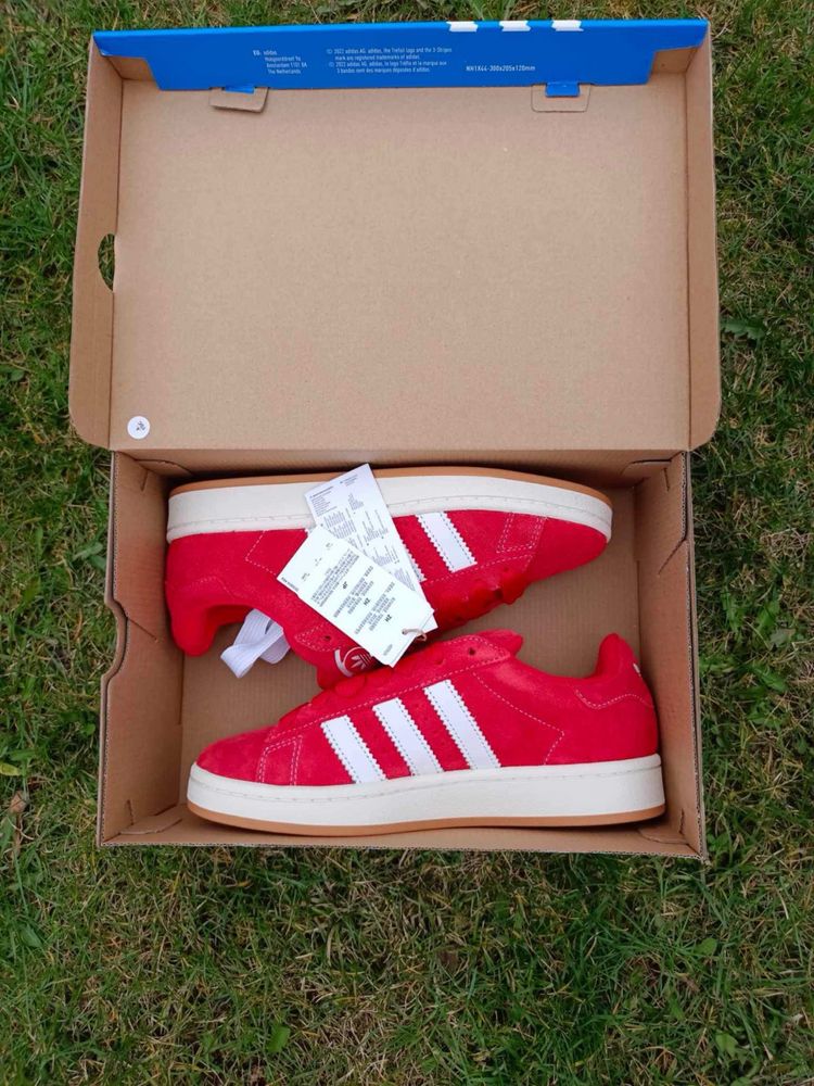 Buty Adidas 39 1/3 Campus 00s Better Scarlet White Cloud nowe z metką