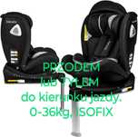 Obrotowy Lionello BRAAM przód /tył fotelik ISOFIX 0-36kg.