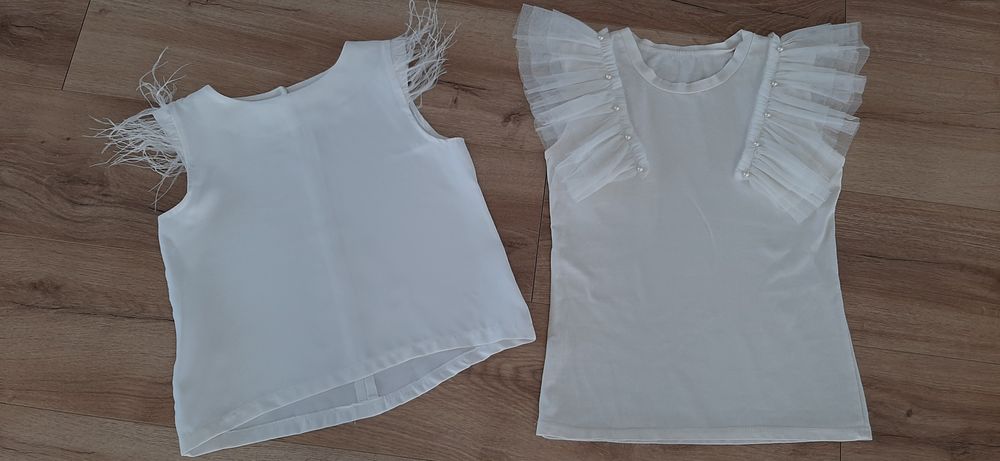 Biała elegancka bluzka