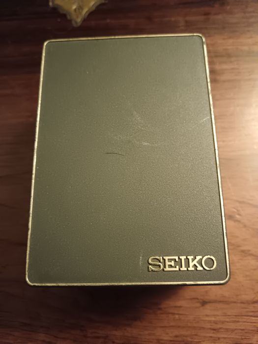 Caixa de relógio Seiko vintage