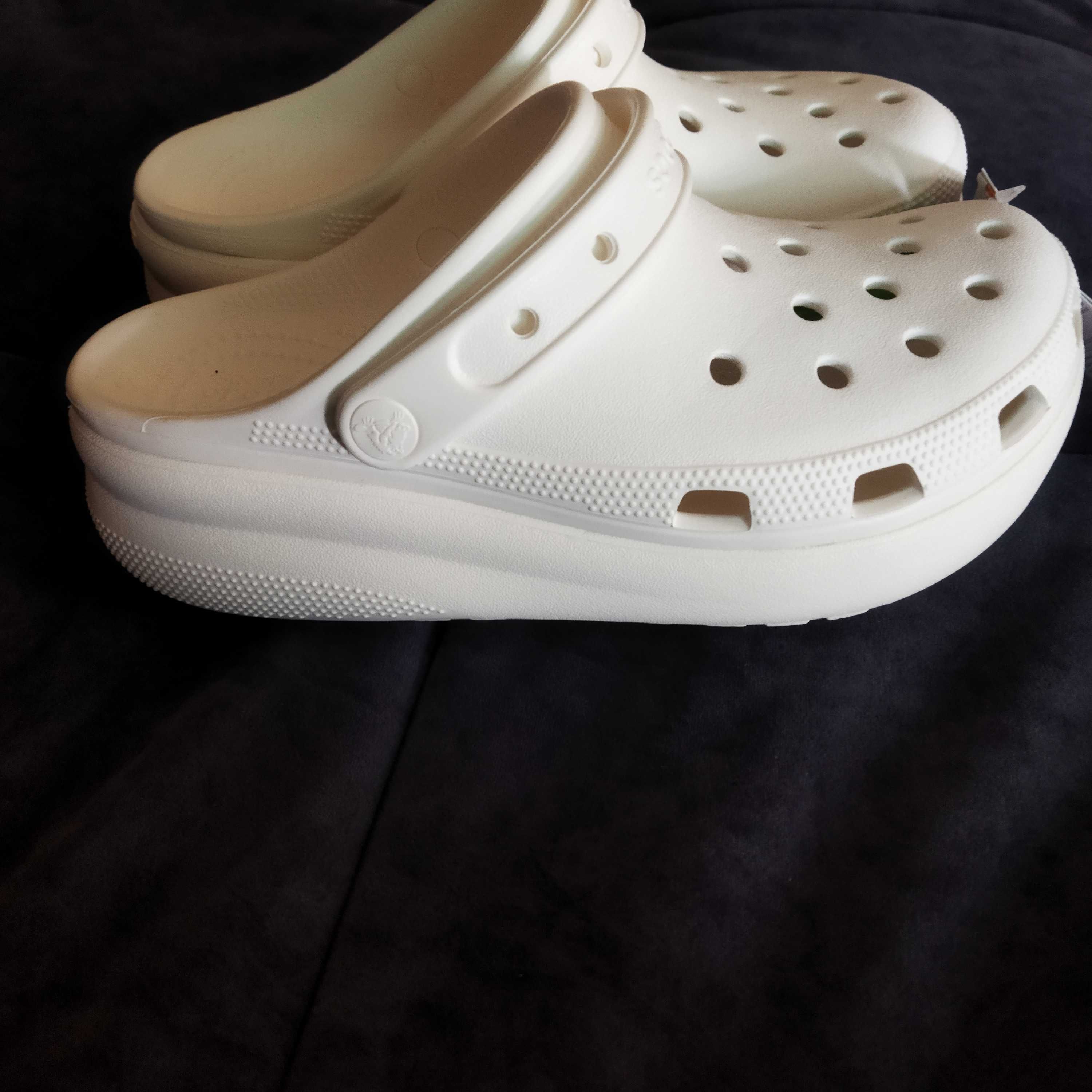Крокси Оригінал Круті сабо classic crush white Crocs р.37