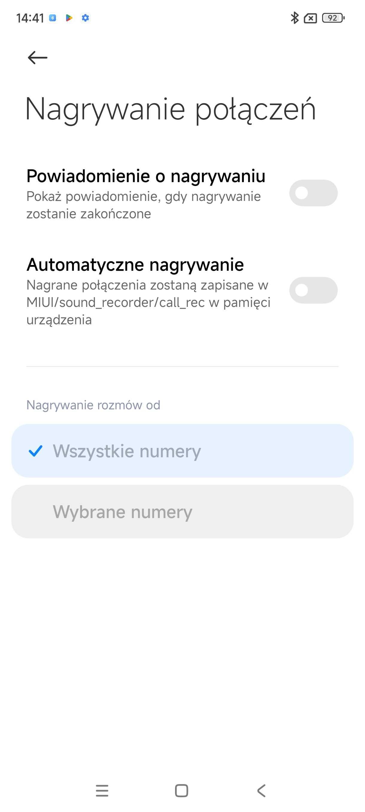 Xiaomi Redmi Note 13 PRO 5G, nagrywanie rozmów !!!