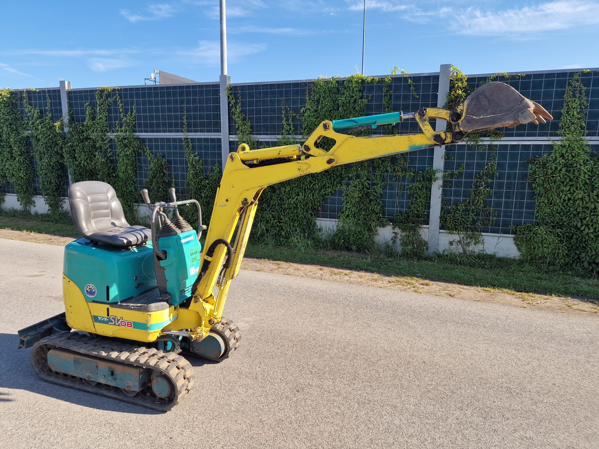 Mini koparka Yanmar SV08 PIĘKNY STAN  Z Gwarancją