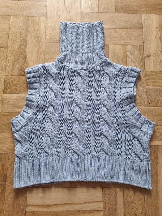 Kamizelka dzianinowa DIVIDED (H&M) – rozm. XS