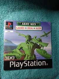 Ps1 Army Men Land Sea Air psx psone Książeczka Manual Angielski