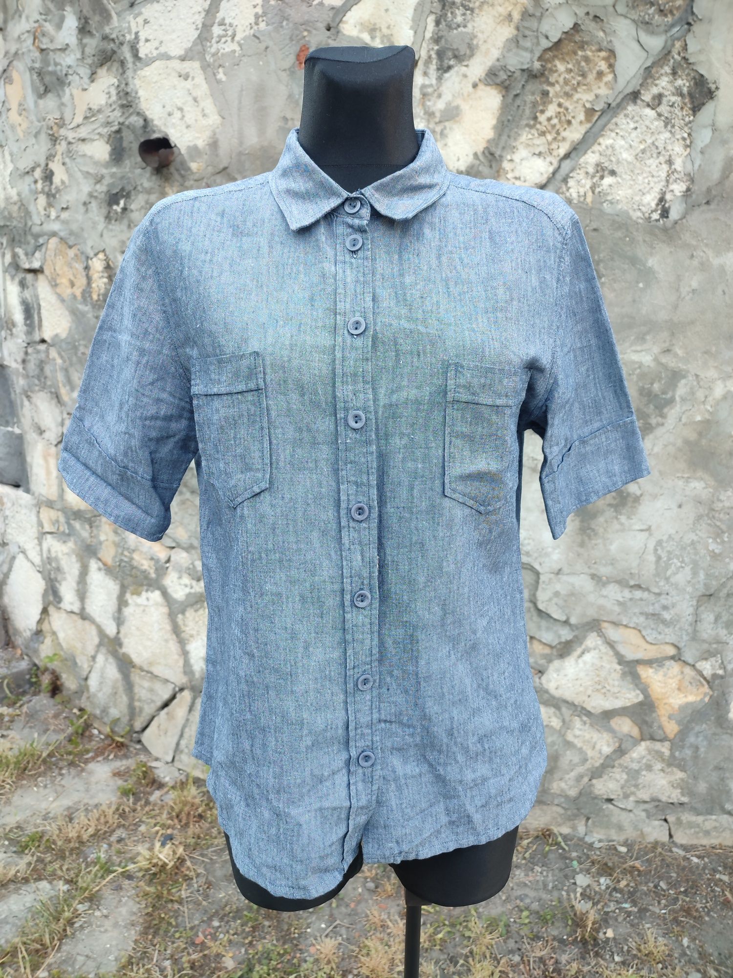 Koszula Barisal (XL), 50/50% len/bawełna.