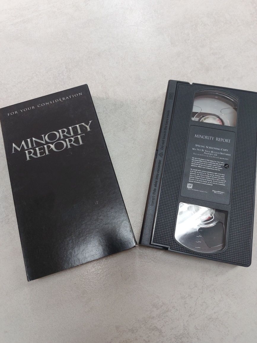 Minority Report. Kaseta vhs